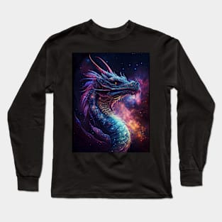 Ethereal Space Dragon Long Sleeve T-Shirt